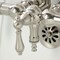 Kingston Brass CA19T8 3-3/8" Tub Wall Mount Clawfoot Tub Faucet with Hand Shower, Brushed Nickel CA19T8 - alternate 5